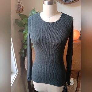 Margaret O'Leary Waffle Knit Cotton Top